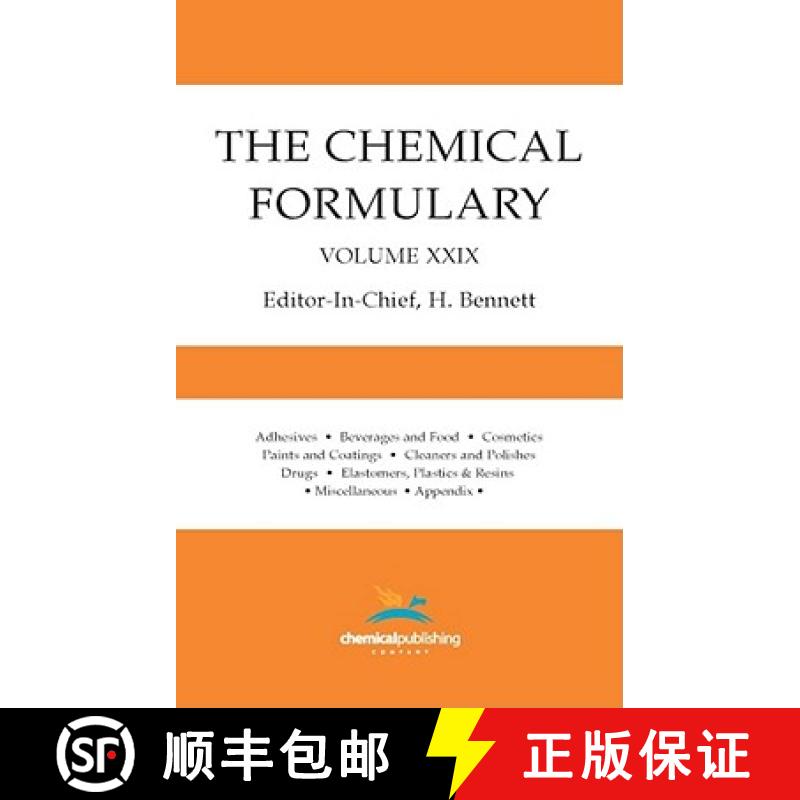【4周达】The Chemical Formulary, Volume 29 [9780820603384]