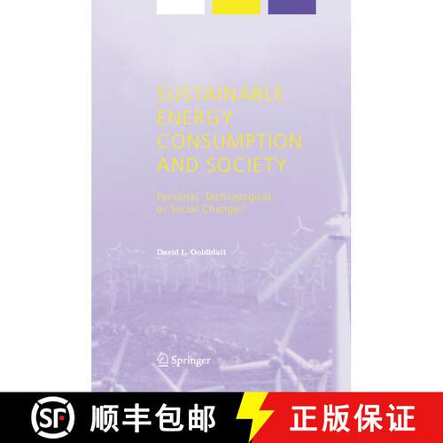 【3-4周达】Sustainable Energy Consumption and Society : Personal, Technological, or Social Change? [9789048167876]