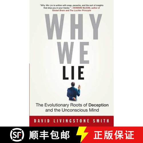 【3-4周达】Why We Lie: The Evolutionary Roots of Deception and the Unconscious Mind [9780312310400]
