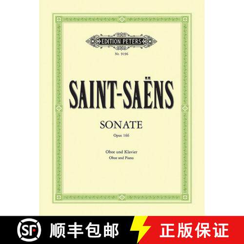 【3-4周达】Oboe Sonata Op. 166 [9790014074241]