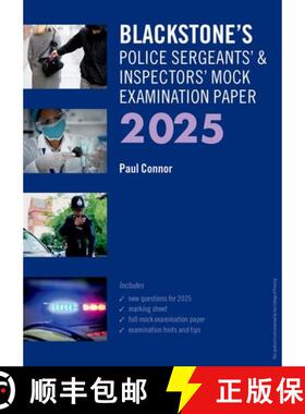 【3-4周达】Blackstones Police Sergeants and Inspectors Mock Exam 2025 Polqa Paperback [9780198936008]