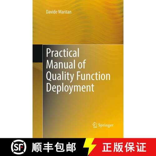 【3-4周达】Practical Manual of Quality Function Deployment (Softcover reprint of the original 1st ed.... [9783319363257]