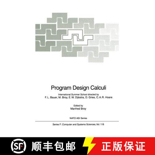【3-4周达】精装 Program Design Calculi [9783540569435]