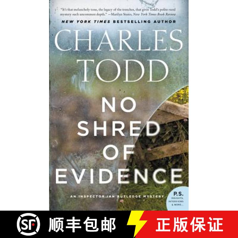 【3-4周达】No Shred of Evidence: An Inspector Ian Rutledge Mystery [9780062386199]