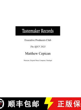 【3-4周达】Tastemaker Records Executive Producers Club The IQCF 2023 [9781387646203]