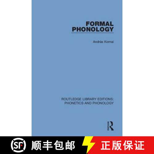 【3-4周达】精装 FORMAL PHONOLOGY (RLE, PHONETICS & [9781138321144]