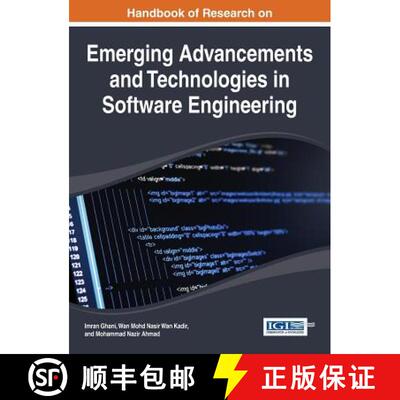 【3-4周达】精装 Handbook of Research on Emerging Advancements and Technologies in Software Engineering [9781466660267]