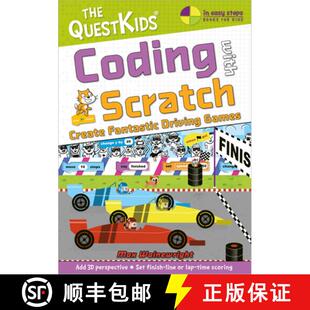 Driving Games with Create 9781840789560 QuestKids childr... Coding Scratch Fantastic title new The 3周达