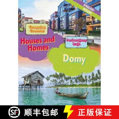 【3-4周达】精装 Dual Language Learners: Comparing Countries: Houses and Homes (English/Polish) [9781445160269]