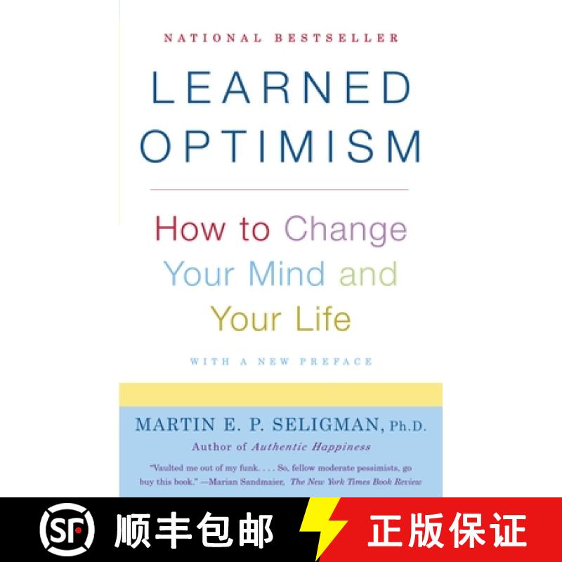 现货 活出乐观的自己 Learned Optimism: How to Change Your Mind and Your Life [9781400078394]