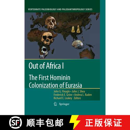 【3-4周达】精装 Out of Africa I: The First Hominin Colonization of Eurasia [9789048190355]
