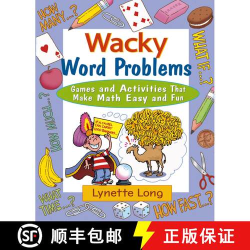 【3-4周达】Wacky Word Problems: Games And Activities That Make Math Easy And Fun [Wiley儿童] [9780471210610]