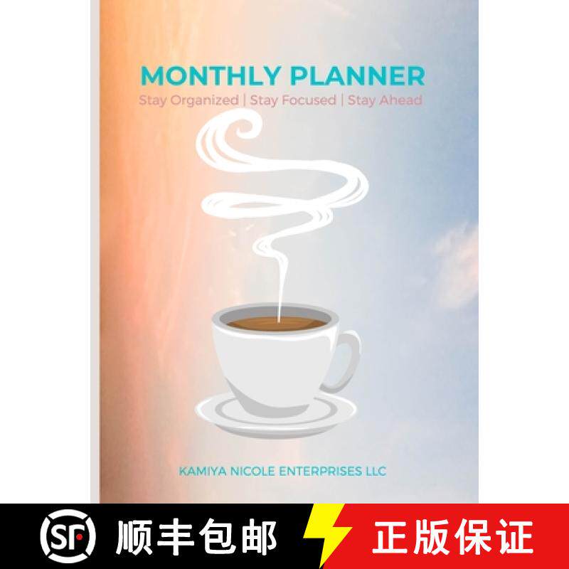 【3-4周达】Monthly Planner: Stay Organized | Stay Focused | Stay Ahead [9780557990337]