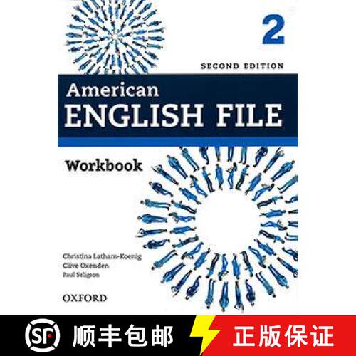 【3-4周达】American English File 2e Workbook Level 2 2019 Pack [9780194776042]