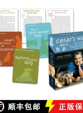 【3-4周达】Cesar's Way Deck 50 Tips for Training and Understanding Your Dog by Millan, Cesar ( Author... [9780307396327]