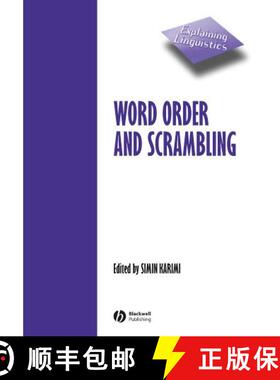 【3-4周达】Word Order And Scrambling [Wiley语言和语言学] [9780631233282]