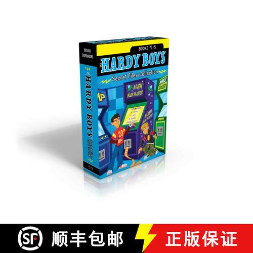 【3-4周达】The Hardy Boys Secret Files Collection Books 1-5 (Boxed Set): Trouble at the Arcade; The M... [9781481414739]