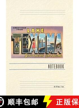 预订 Vintage Lined Notebook Greetings from Lake Texoma [9798385442621]