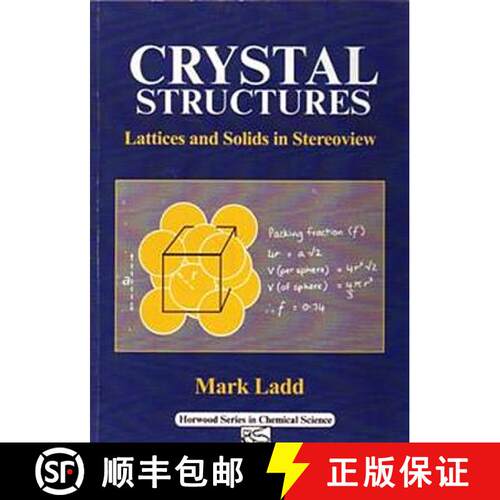 【3-4周达】Crystal Structures: Lattices and Solids in Stereoview [9781898563631]