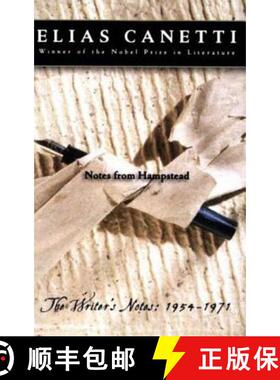 【3-4周达】Notes from Hampstead: The Writer's Notes: 1954-1971 [9780374530594]
