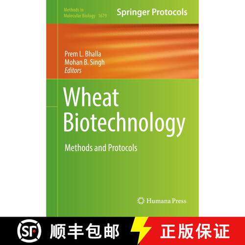 【3-4周达】精装 Wheat Biotechnology : Methods and Protocols (1st ed. 2017) [9781493973354]