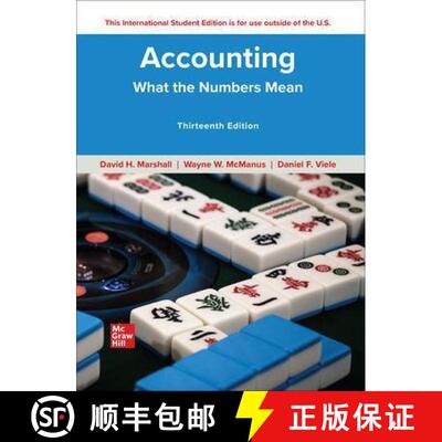 【3-4周达】Accounting: What the Numbers Mean ISE [9781265051563]