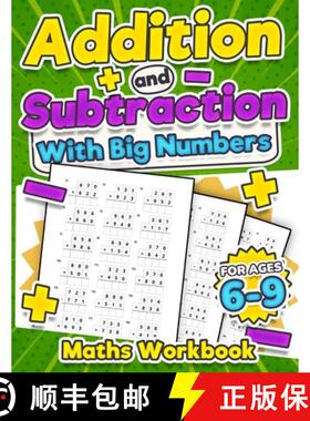 预订 Addition and Subtraction Maths Workbook | Kids Ages 5-8 | Adding and Subtracting | 110 Timed Mat... [9781739114442]