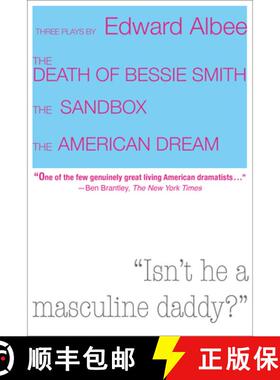 预订 Three Plays by Edward Albee: The Death of Bessie Smith, the Sandbox, the American Dream [9781468303384]