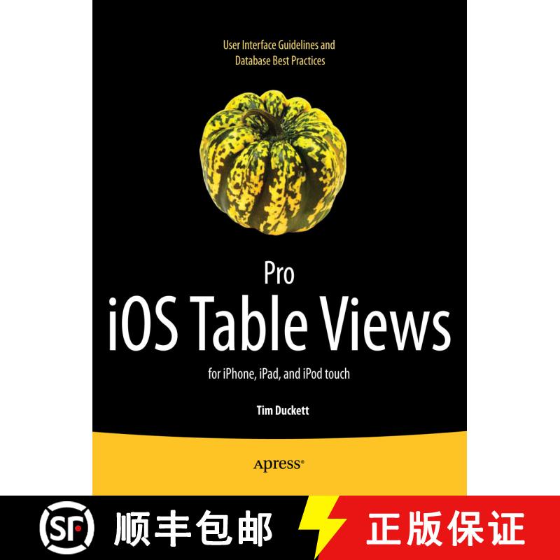 【3-4周达】Pro iOS Table Views : for iPhone, iPad, and iPod touch (1st ed.) [9781430233480]图片