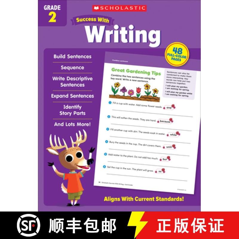 【3-4周达】Scholastic Success with Writing Grade 2 Workbook [9781338798722]