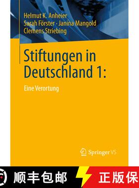 【3-4周达】Stiftungen in Deutschland 1: : Eine Verortung (1. Aufl. 2017) (1. Aufl. 2017) (1. Aufl. 20... [9783658133689]