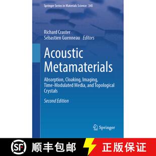 Acoustic 9783031600142 Topologic... Time 4周达 Modulated Absorption Metamaterials and Cloaking Media Imaging