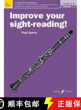 【3-4周达】Improve Your Sight-Reading! Clarinet, Grade 4-5: A Workbook for Examinations [9780571539888]