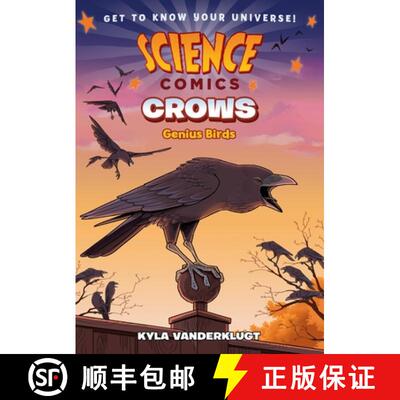 【3-4周达】Science Comics: Crows: Genius Birds [9781626728028]