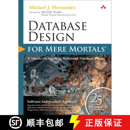【3-4周达】Database Design for Mere Mortals: 25th Anniversary Edition [9780136788041]