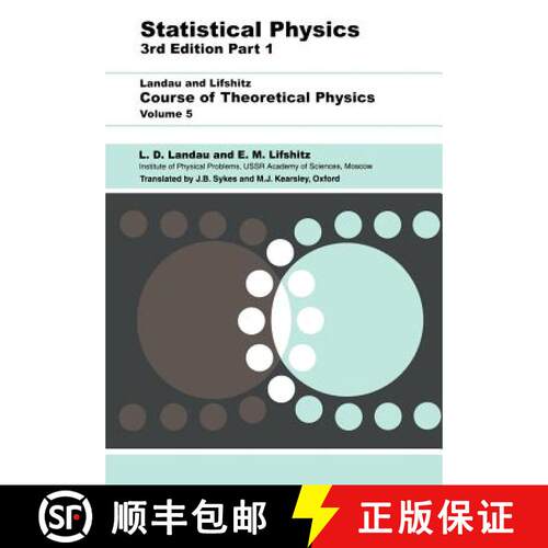 【3-4周达】Statistical Physics: Volume 5 (Course of Theoretical Physics) [9780750633727]