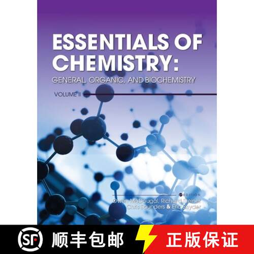 预订 Essentials of Chemistry – General, Organic, and Biochemistry, Volume II [9781793510273]