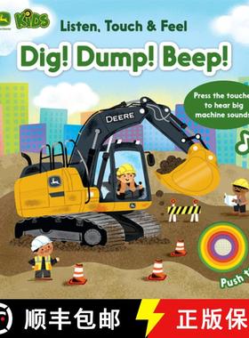 预订 John Deere Kids Listen Touch & Feel Dig! Dump! Beep! [9798890192196]