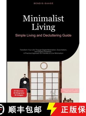 【3-4周达】Minimalist Living: Simple Living and Decluttering Guide:Transform Your Life Through Digita... [9783384533715]