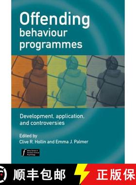 【3-4周达】Offending Behaviour Programmes - Development, Application And Controversies [Wiley心理学] [9780470023365]