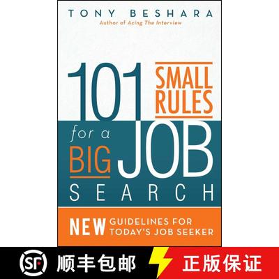 【3-4周达】101 Small Rules for a Big Job Search: New Guidelines for Today's Job Seeker [9781682613689]