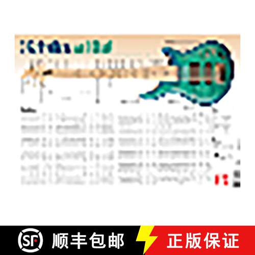 【3-4周达】5-String Bass Wall Chart [9780786685677]