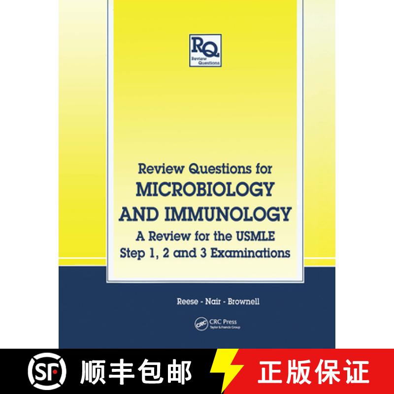 【3-4周达】Review Questions for Microbiology and Immunology: A Review for the Usmle, Step 1, 2 and 3 ... [9781138451605]