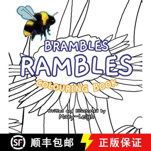 【3-4周达】Brambles Rambles Colouring Book [9781919397405]