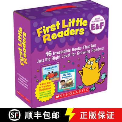 First Little Readers: Guided Reading Levels E & F (Parent Pack): 16 Irresistible Books That Are Just ... [9781338256574]