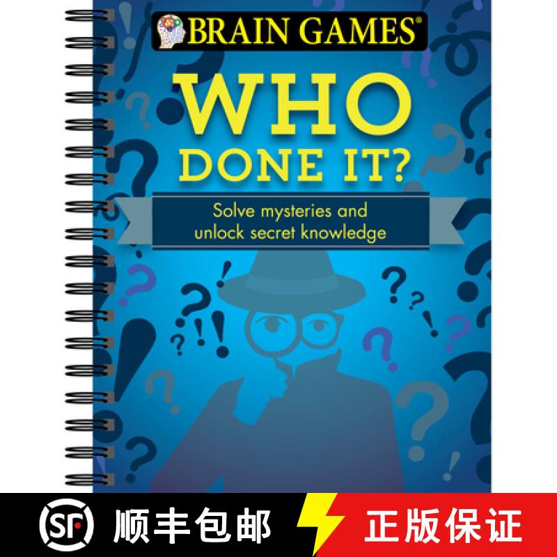 预订 Brain Games - Who Done It?: Solve Mysteries and Unlock Secret Knowledge [9781680223132]