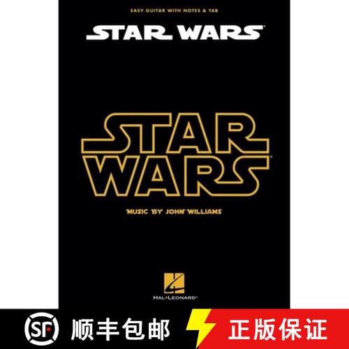 【3-4周达】Star Wars Easy Guitar Songbook with Notes & Tab 14 Iconic Themes by John Williams Beginner... [9781495058844]