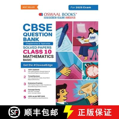 【3-4周达】Oswaal CBSE Question Bank Class 10 Mathematics (Basic), Chapterwise and Topicwise Solved P... [9789359586601]