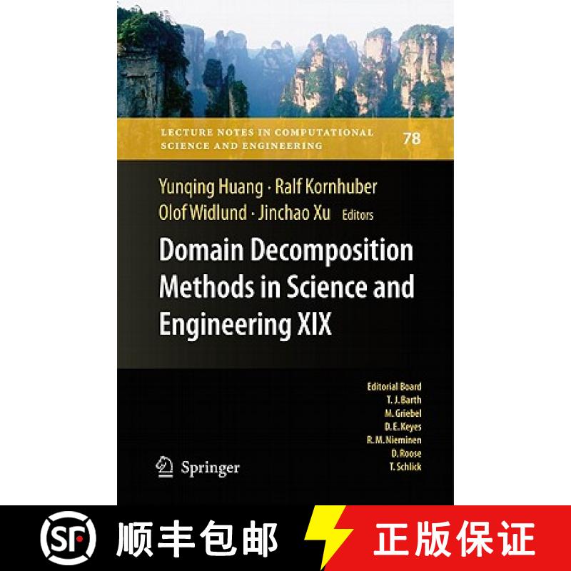 【3-4周达】Domain Decomposition Methods in Science and Engineering XIX [9783642113031]