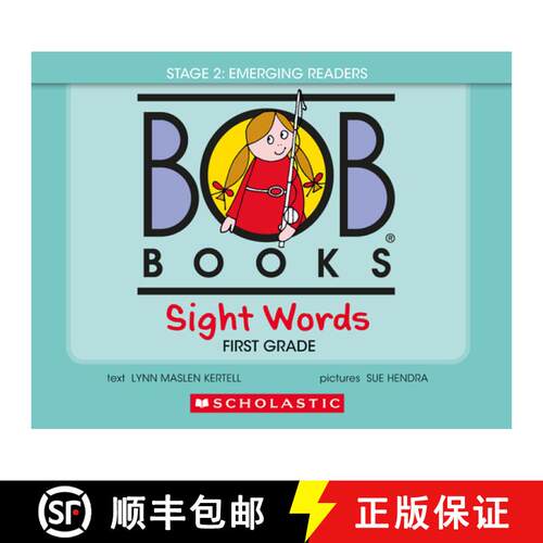 【3-4周达】Bob Books - Sight Words First Grade Hardcover Collection of 10 Stories | Decodable Phonics... [9781546121541]